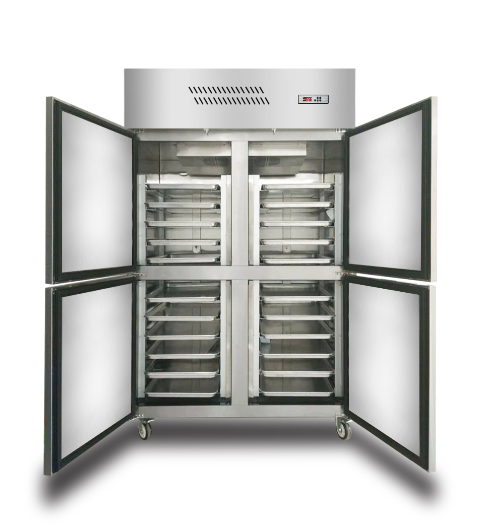 晶贝(jinbest)豪华款铜管风冷厨房冰箱四门厨房柜立式冷柜双温保鲜