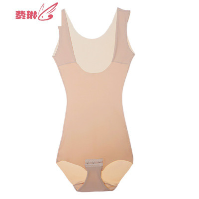 薄款透气减肚子不卷边收腹束腰无痕连体塑身衣塑身内衣美体束身衣费琳塑身衣