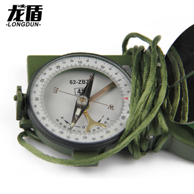龙盾高精度夜光41厂指北针 户外探险测量里程距离估计器 62式指北针