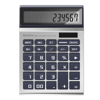 齐心 V02 桌面计算器 深蓝 单个装