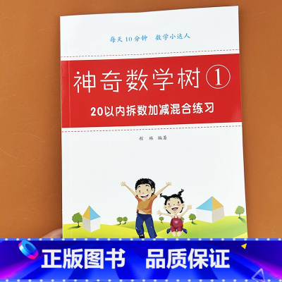 20以内拆数加减混合练习 [正版]20以内拆数加减混合练习册二十以内的加减法口算题卡天天练凑十法借十法破十法小学数学思维