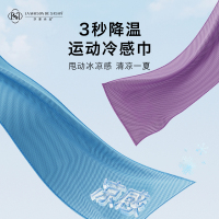 LA MAISON DE SASHA运动冷感巾 挂脖0负担吸汗速干吸水性强出行便携男女通用