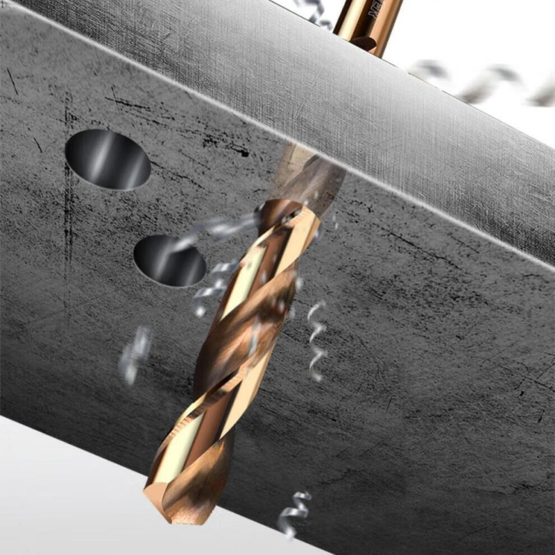 绿林麻花钻头套装不锈钢合金钢铁含钴钨钢手电钻转打孔专用小超硬 [金属克星]含钴10.5mm