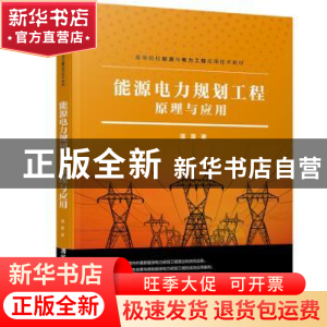 正版 能源电力规划工程原理与应用 潘霄著 清华大学出版社 978730