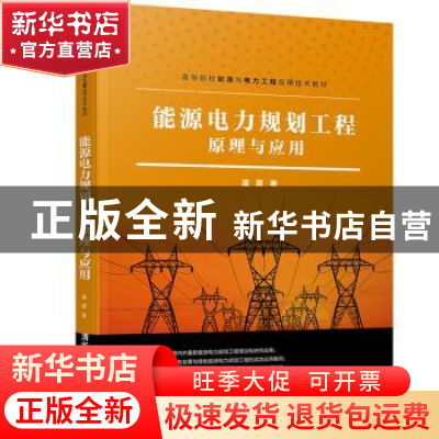 正版 能源电力规划工程原理与应用 潘霄著 清华大学出版社 978730