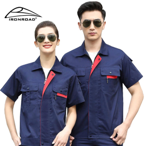 IRONROAD夏季工作服套装短袖工装E34 套
