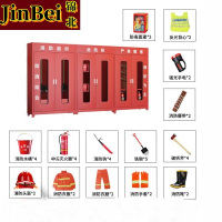 锦北消防器材柜放置工具柜工地商场展示柜应急柜 3.6米含器材
