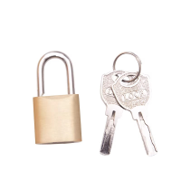 中犀ZX-65 30MM 蛇形铜挂锁 (计价单位:个) 黄色