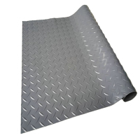 连瑞翔 防滑垫 人字纹地垫 灰 厚2.5mm 2*15m 卷