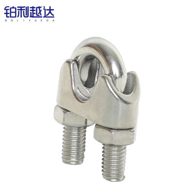 铂利越达 不锈钢钢丝夹头U型夹绳扣 M20 个