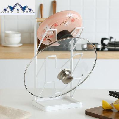 锅盖架免打孔厨房家用坐式带接水大锅台面带沥水多功能落地置物架 三维工匠