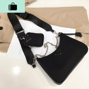 ins超火三合一包2020新款百搭腋下包包女链条单肩斜挎包NEW LAKE 图片色女斜挎包 图片色