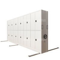 洛泰远 手摇密集架移动档案柜钢制轨道密集柜 一列6组