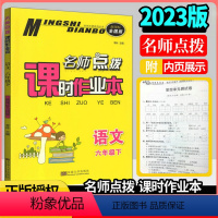 [正版]2023版名师点拨课时作业本小学语文六年级下册江苏版苏教版小学生6年级下语文书同步课堂训练作业单元测试卷期中期