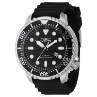 Invicta男士石英防水运动腕表mm大表盘夜光显示硅胶表带