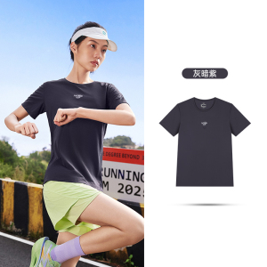 361°运动t恤夏季新款速干衣上衣健身跑步薄款短袖简约纯色百搭