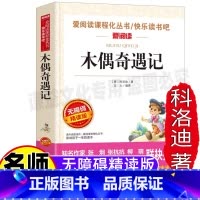 [正版]木偶奇遇记三年级必读四年级小学生青少年彩图插画版课外书上下册通用科洛迪原著天地出版社立人编译名师导读带批注无障