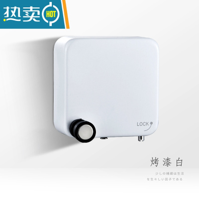 敬平隐形收缩晾衣绳器304不锈钢免打孔室内壁挂酒店伸缩晾衣架 烤漆白(打孔/免打孔双用)绳子