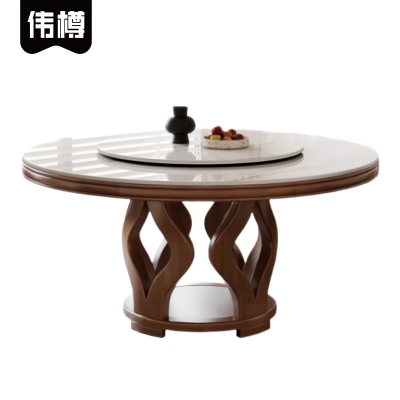 伟樽岩板圆桌180*180*75cm张