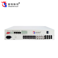 圣钧科技 SHENGJUN TECHNOLOGY 32路光综合接入设备 120H-4E1-4FE-32P局端+台
