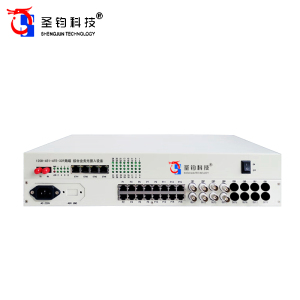 圣钧科技 SHENGJUN TECHNOLOGY 32路光综合接入设备 120H-4E1-4FE-32P局端+台