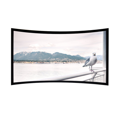 经科JK弧形画框幕布窄边框HB-CW2高分子高增益复合幕80寸2.35:1