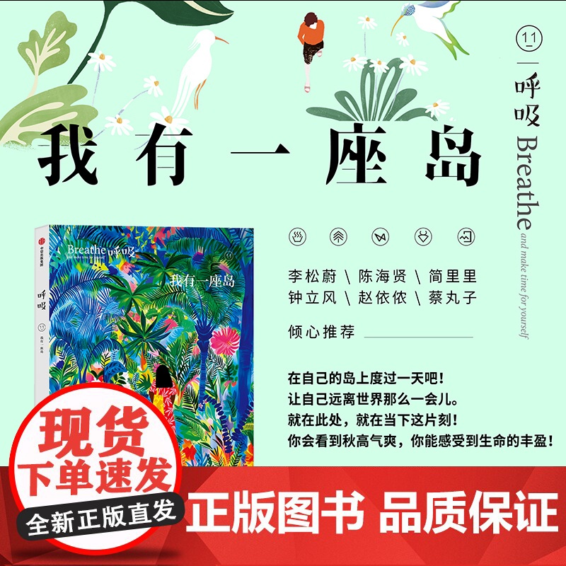 呼吸11 我有一座岛 英国Breathe编辑部著 正念生活读物 灵感花园 我和我的岛屿 生活中的微光励志