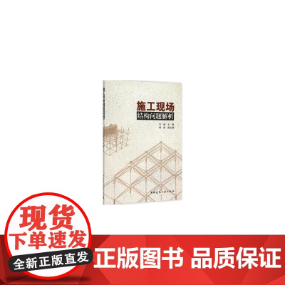 施工现场结构问题解析 王赫 中国建筑工业出版社 正版书籍