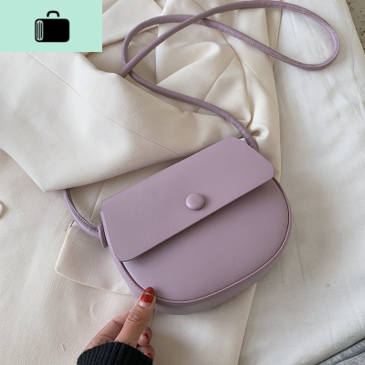 简约单肩小包包女包2020流行新款潮时尚网红斜挎包ins百搭马鞍包NEW LAKE女斜挎包