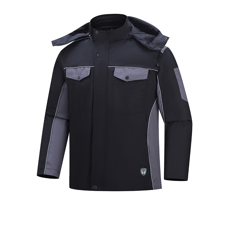 赞属 防撕裂棉服 LZJYT-9803黑灰M-4XL 件