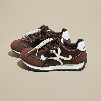 ins韩版新款阿甘鞋女秋季学生跑步运动厚底增高休闲街拍