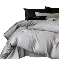 植巾 SI110 200*230cm 亲肤纯色精品 床上四件套 (计价单位:套) 银灰