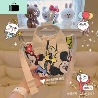 2020时尚新款单肩包斜挎包可爱女生帆布小背包出街休闲卡通包包NEW LAKE女斜挎包