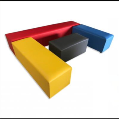 铜林牌 软体组合试鞋凳皮凳沙发凳子800*400*400