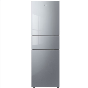 美的(Midea)BCD-239WTGPM榭湖银 家用冰箱三开门变温风冷无霜双变频智能小户型优选