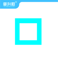 御升阳 标识贴纸蓝色 25*25mm 每块