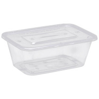 优彩嘉 一次性餐盒 方盒透明 1000ML*300套 CH-12 箱