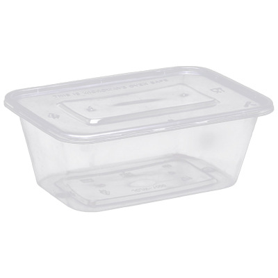 优彩嘉 一次性餐盒 方盒透明 1000ML*300套 CH-12 箱