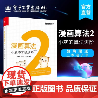 店 漫画算法2 小灰的算法进阶 计算机与互联网程序设计编程语言二分查找算法RK算法KMP算法程序开发人员参考书籍