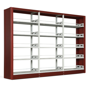 慧采云 钢制书架学校图书馆书店书籍室阅览室双面书架资料架双面一列三组