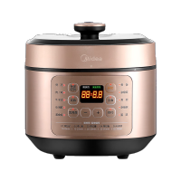 美的(Midea)提鲜系列 智能电压力锅5L 多功能 易清洁 双胆 高压快煮 上蒸下煮 高压锅YL50X5-201