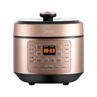 美的(Midea)提鲜系列 智能电压力锅5L 多功能 易清洁 双胆 高压快煮 上蒸下煮 高压锅YL50X5-201