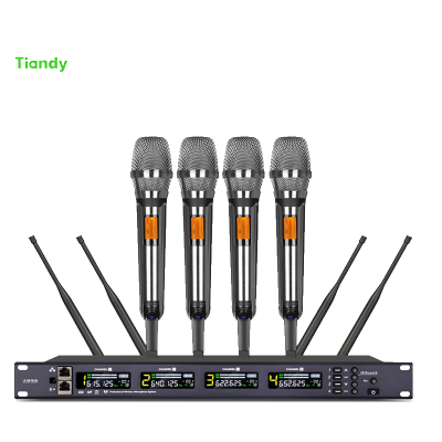 天地伟业 专业一拖四无线麦克风话 TD-TC004