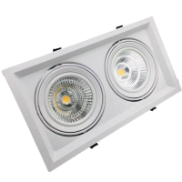 古信LED嵌入式双头射灯N543-2*9W/盏