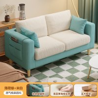 沙发客厅小户型卧室公寓出租房屋经济型网红布艺简易双三人位沙发