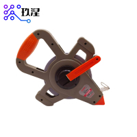 玖涅 架式卷尺 尼龙包胶钢架尺 50m 把