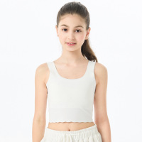 5A少女内衣无痕小背心夏季薄款文胸发育期初中生女孩抹胸