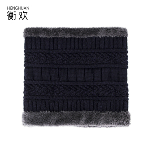 衡欢(HENGHUAN)冬季针织围脖套头围脖加绒加厚保暖骑车雪尼尔围脖脖套 RZ-WJB03/个