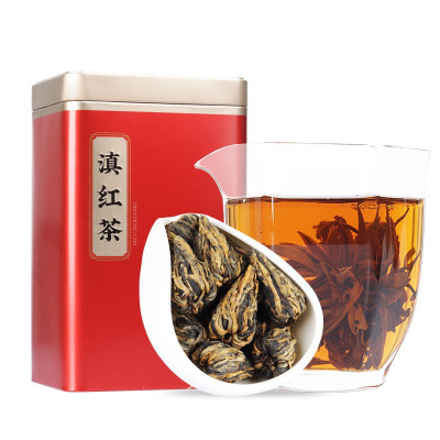 2021年春茶红茶500g云南凤庆功夫滇红茶散装手工宝塔滇红茶一斤装