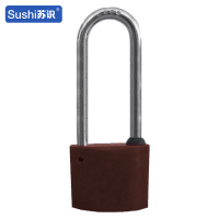 苏识 60mm 咖啡色 梅花塑钢锁 1.00 个/把 (计价单位:把) 咖啡色